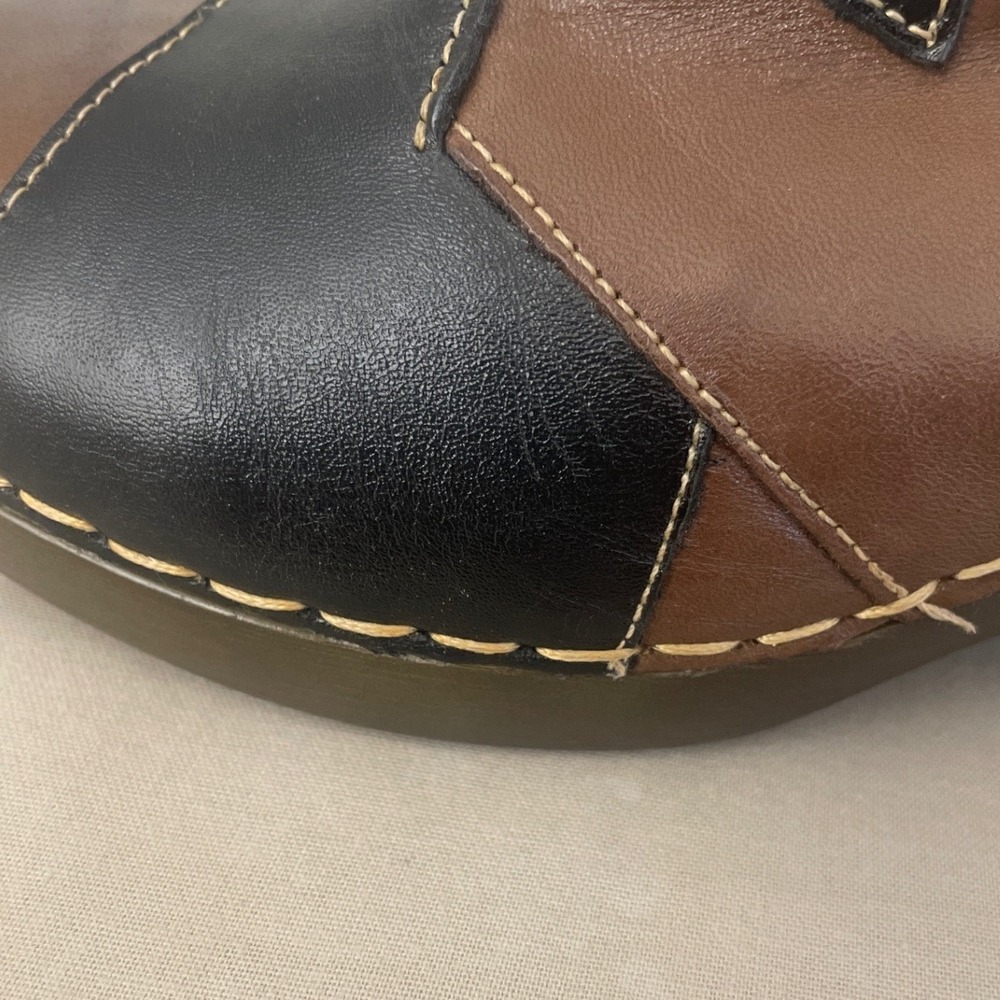 Spring Step Women's Leather Patchwork Clogs Slip … - image 7